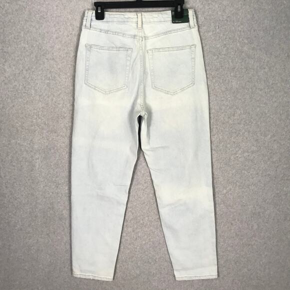 Wild Fable Jeans Women Size 8 Mom Distressed Holes Worn Faded Grunge Ankle Roll - Picture 8 of 12